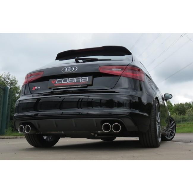 Cobra Sport Audi S3 (8V) 3 Door (Non-Valved) (13-17) Turbo Back Performance Exhaust