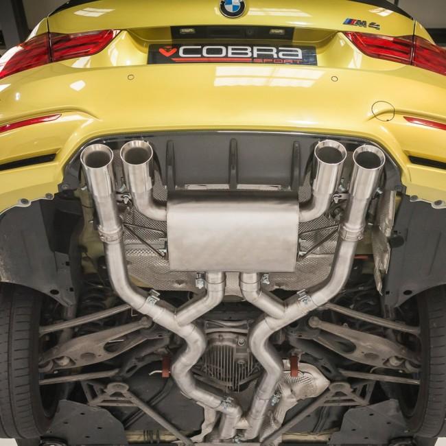 Cobra Sport BMW M4 (F82) Coupe 3" Valved Secondary Cat Back Performance Exhaust