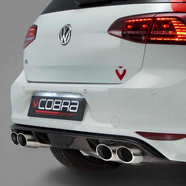 Cobra Sport VW Golf R (Mk7) 2.0 TSI (5G) (12-18) Turbo Back Performance Exhaust