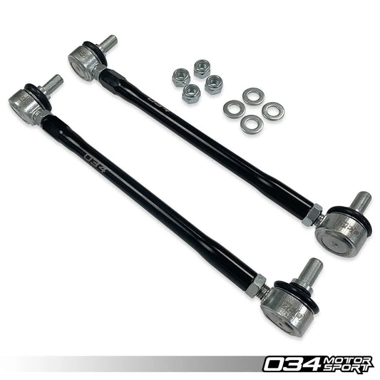 034Motorsport Dynamic+ Billet Adjustable Front Sway Bar End Link Kit – VAG MQB & PQ35