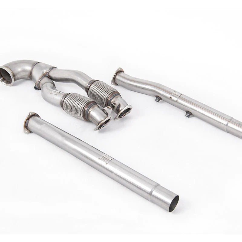 Milltek Audi RS3 (8Y) Saloon / Sedan Large-bore Downpipe and De-Cat (OPF / GPF Models 2021-2023)