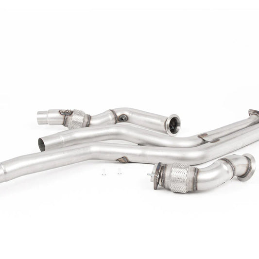 Milltek BMW 2 Series M2 Competition Coupe (F87) 2018-2023 Large-bore Downpipes and Cat Bypass Pipes Exhaust (Fits: Milltek)