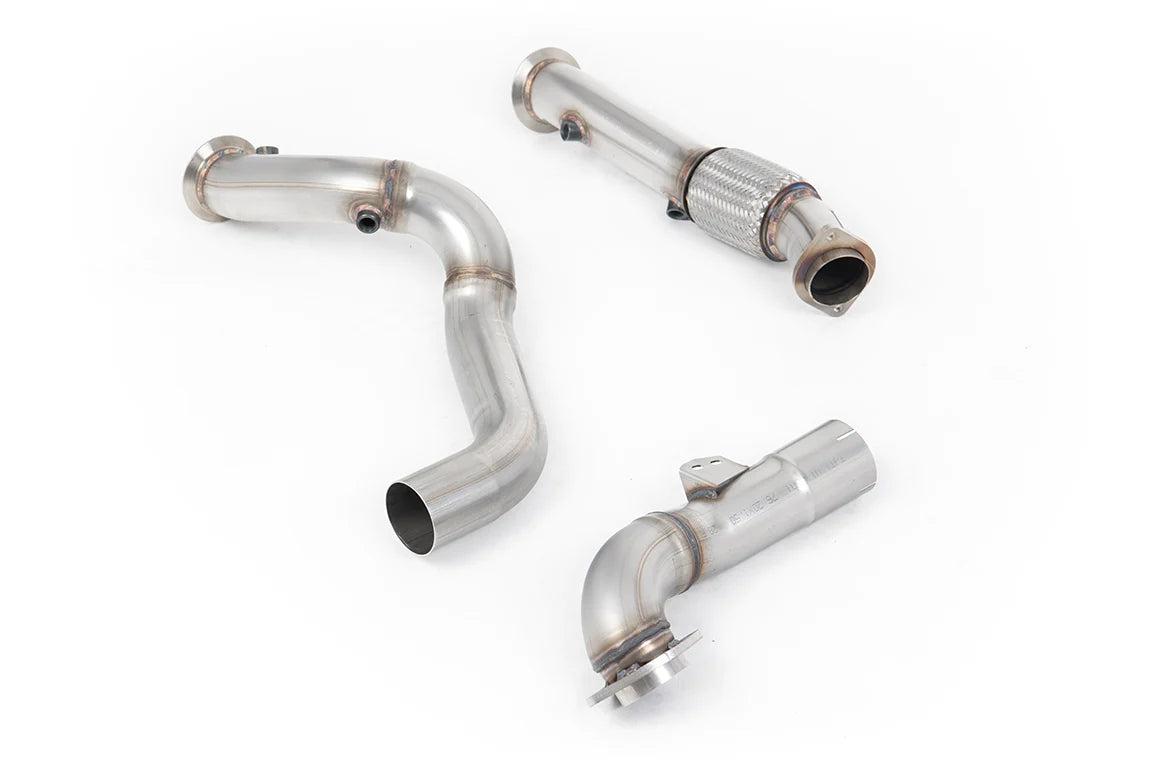 Milltek BMW 3 Series G80/G81 M3 & M3 Competition S58 3.0 Turbo (OPF/GPF Only) 2020-2024 Large-bore Downpipe and De-cat Exhaust