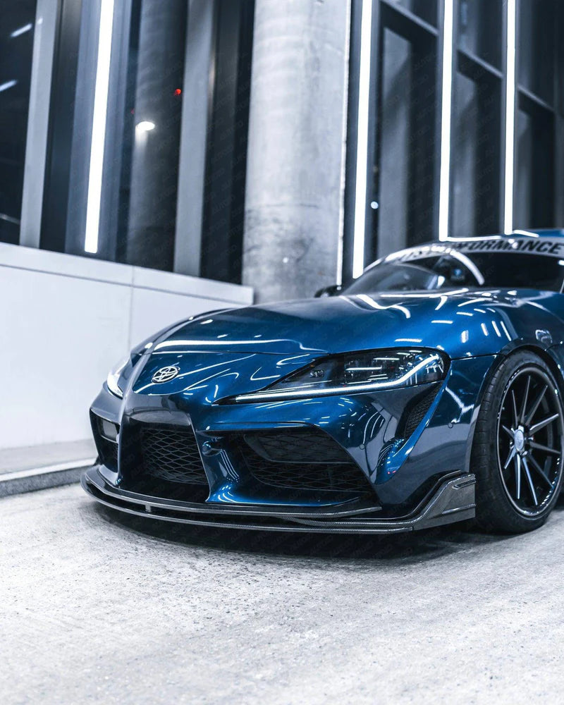 Toyota Supra MK5 Carbon Fibre ID-01 Front Splitter by AutoID