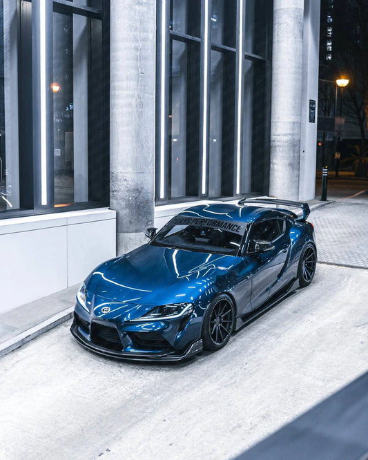 Toyota Supra MK5 Carbon Fibre ID-01 Front Splitter by AutoID