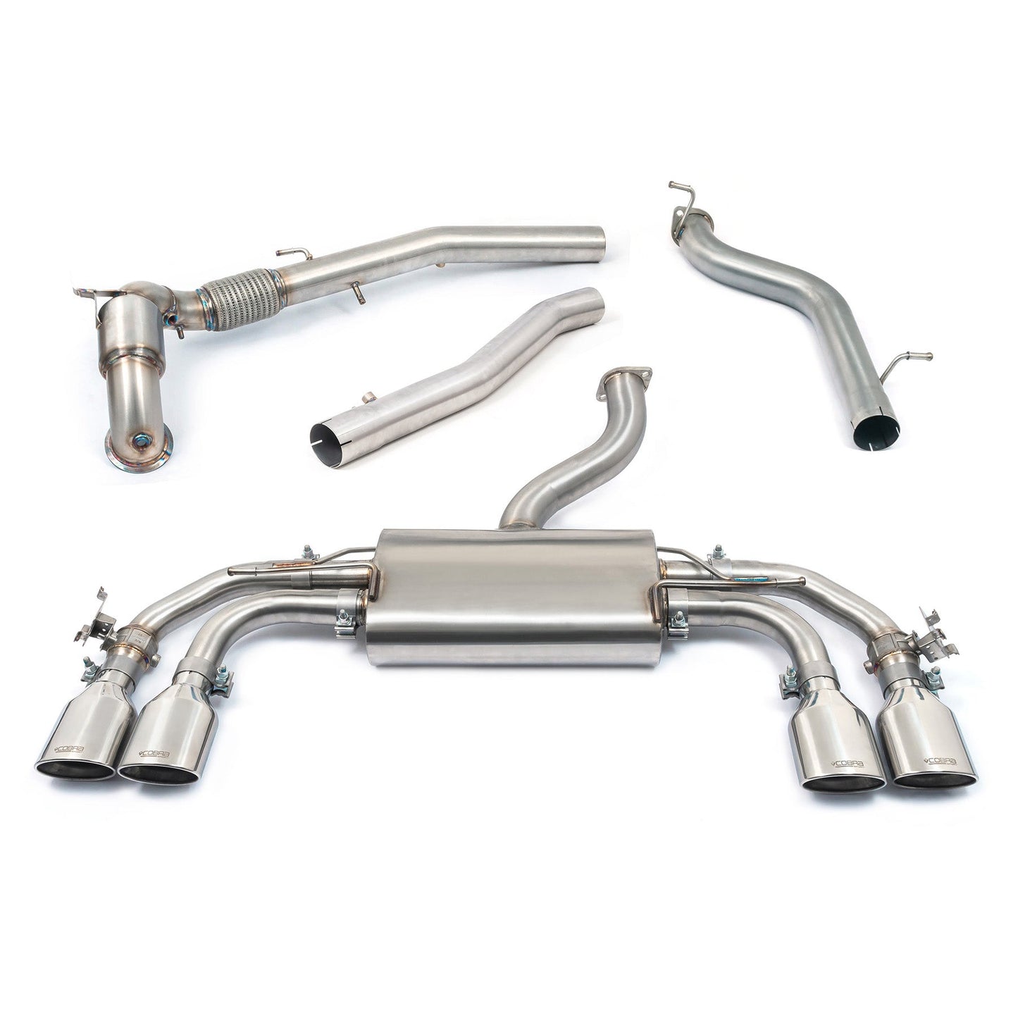 Cobra Sport Audi S3 (8Y) 5 door Sportback Valved Turbo Back Performance Exhaust