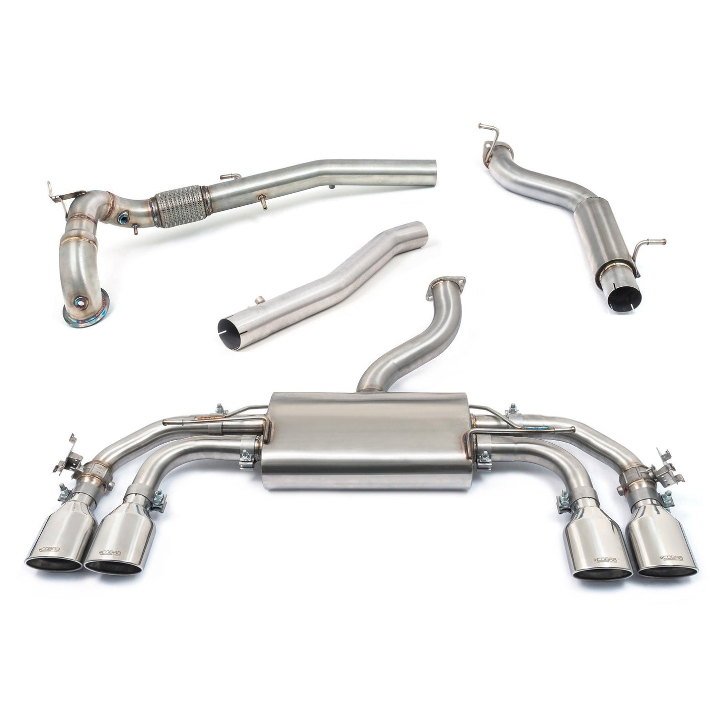 Cobra Sport Audi S3 (8Y) 5 door Sportback Valved Turbo Back Performance Exhaust