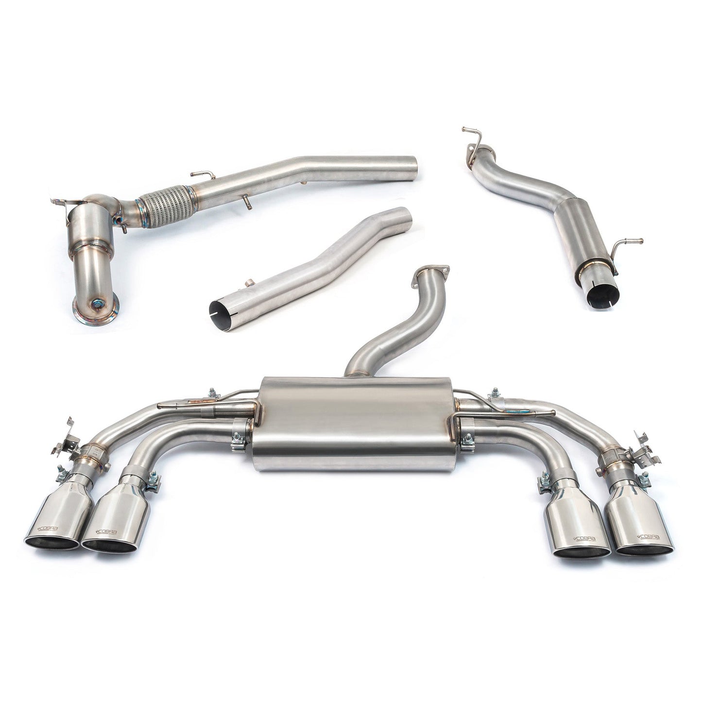 Cobra Sport Audi S3 (8Y) 5 door Sportback Valved Turbo Back Performance Exhaust