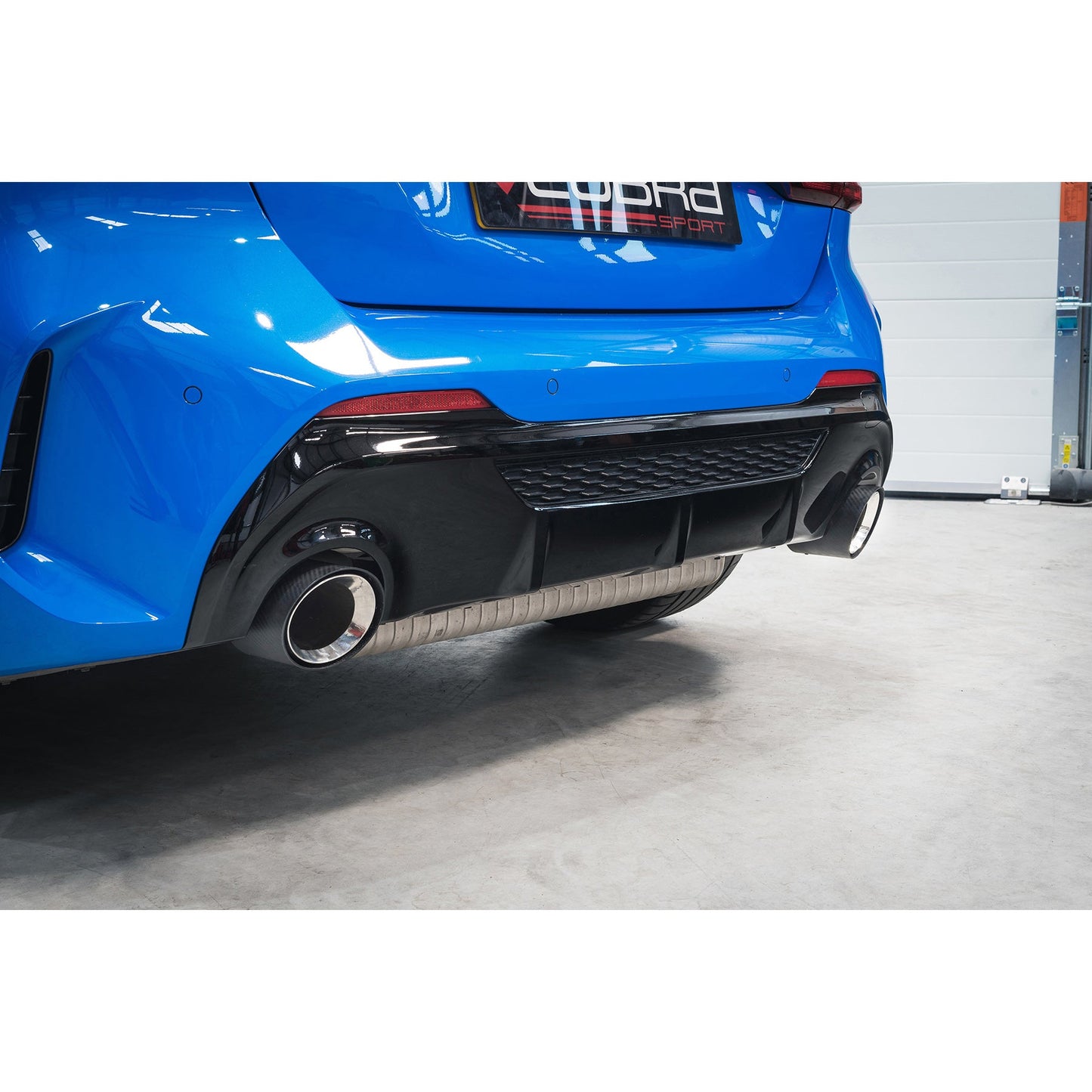 Cobra Sport BMW M135i xDrive (F40) OEM Style M Performance Tips - Carbon Fibre Larger 4" Slip-on Replacement Tailpipes