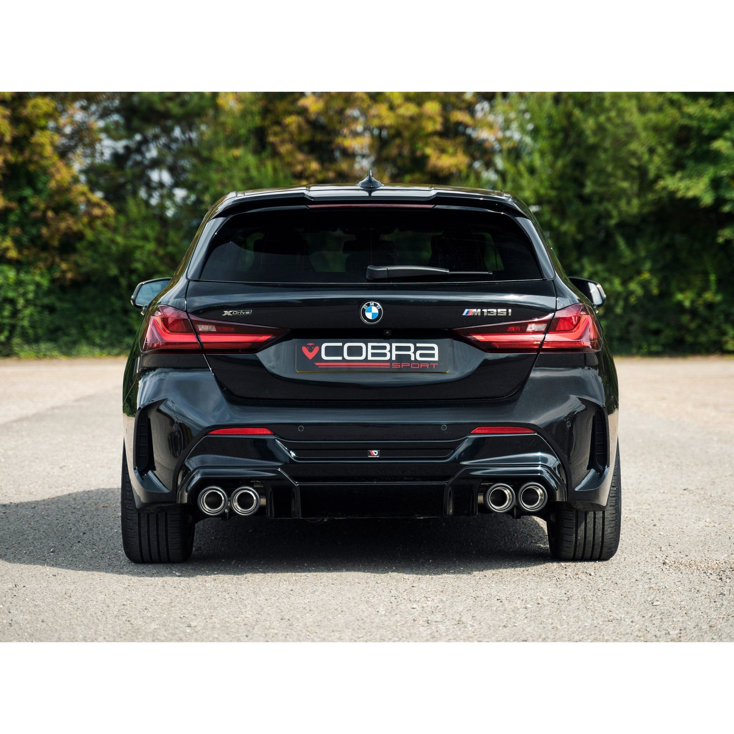 Cobra Sport BMW M135i (F40) Quad Exit GPF/PPF Back Non-Valved Race Box Delete M3 Style Performance Exhaust