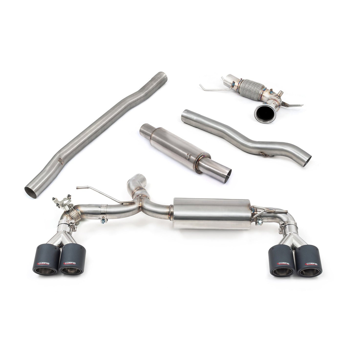 Cobra Sport BMW M135i (F40) Quad Exit M3 Style Turbo Back Performance Exhaust