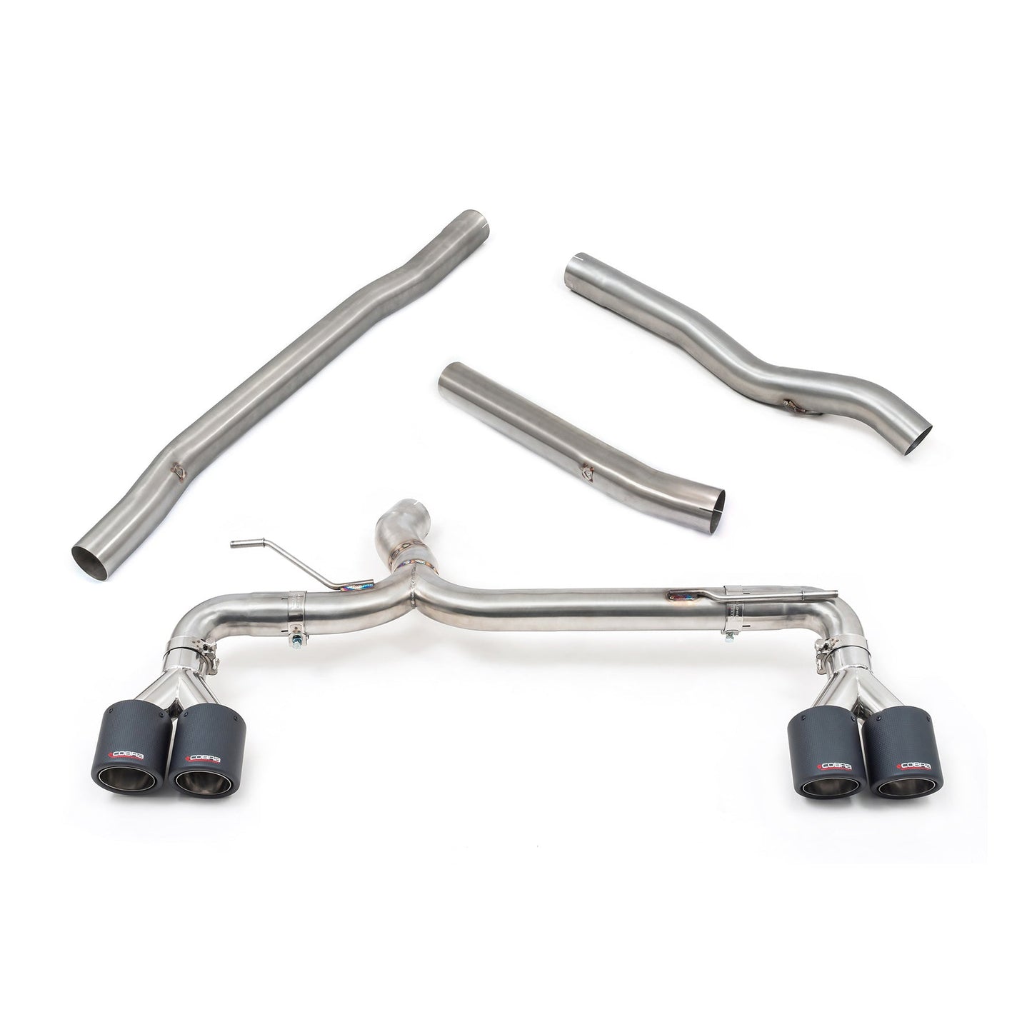 Cobra Sport BMW M135i (F40) Venom Quad Exit M3 Style Race Box Delete Cat Back Performance Exhaust