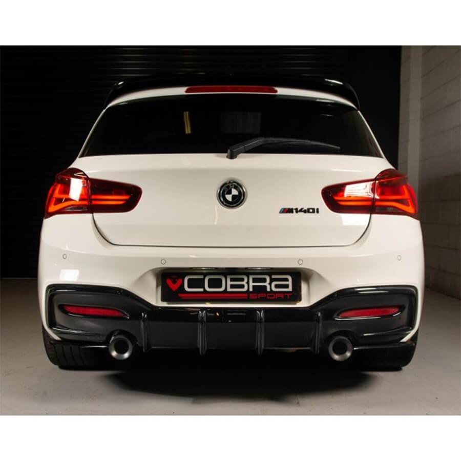 Cobra Sport BMW M240i Exhaust Tailpipes - Larger 3.5" M Performance Tips - Replacement Slip-on OE Style