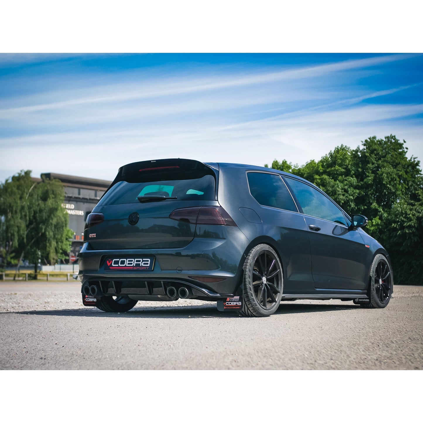 Cobra Sport VW Golf GTI (Mk7) 2.0 TSI (5G) (12-17) Quad Exit Race Rear Axle Back (back box delete) Golf R Style Performance Exhaust