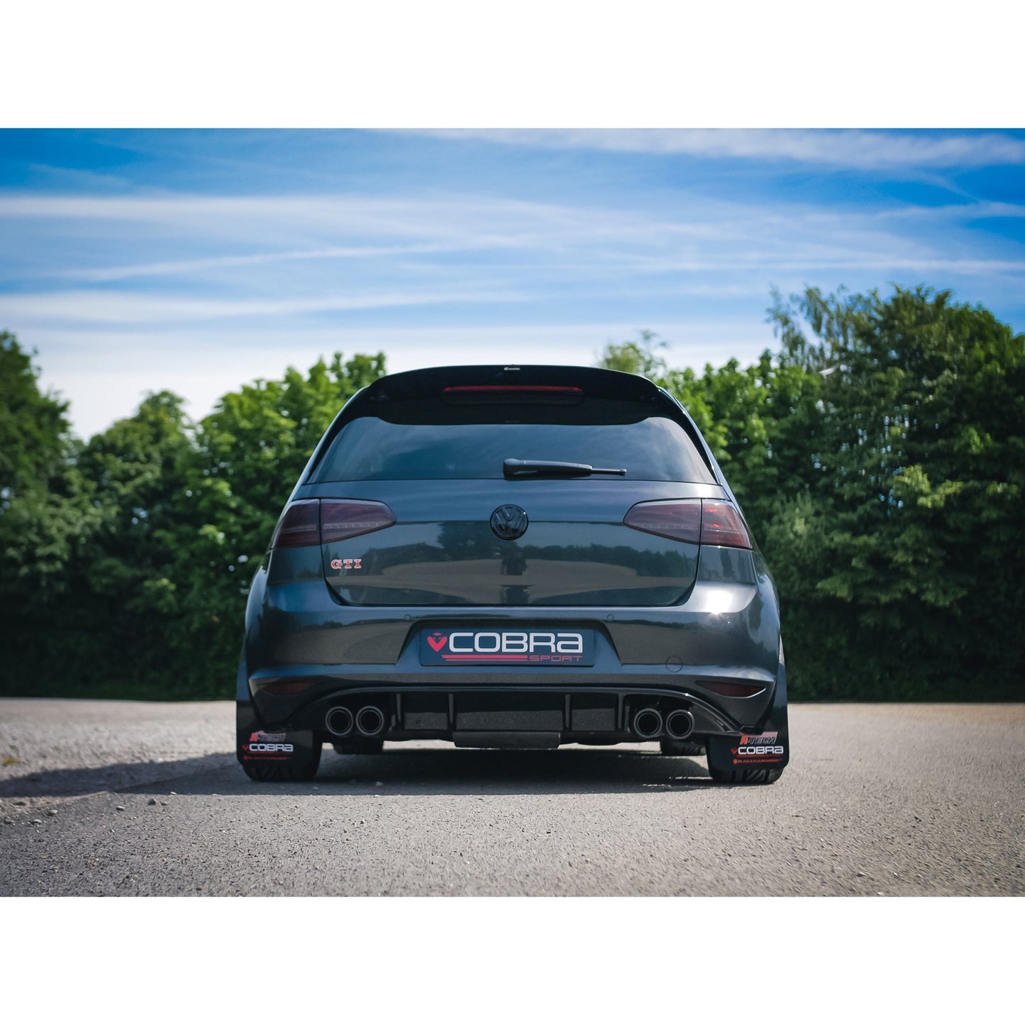 Cobra Sport VW Golf GTI (Mk7) 2.0 TSI (5G) (12-17) Quad Exit Venom Box Delete Race Cat Back Golf R Style Performance Exhaust