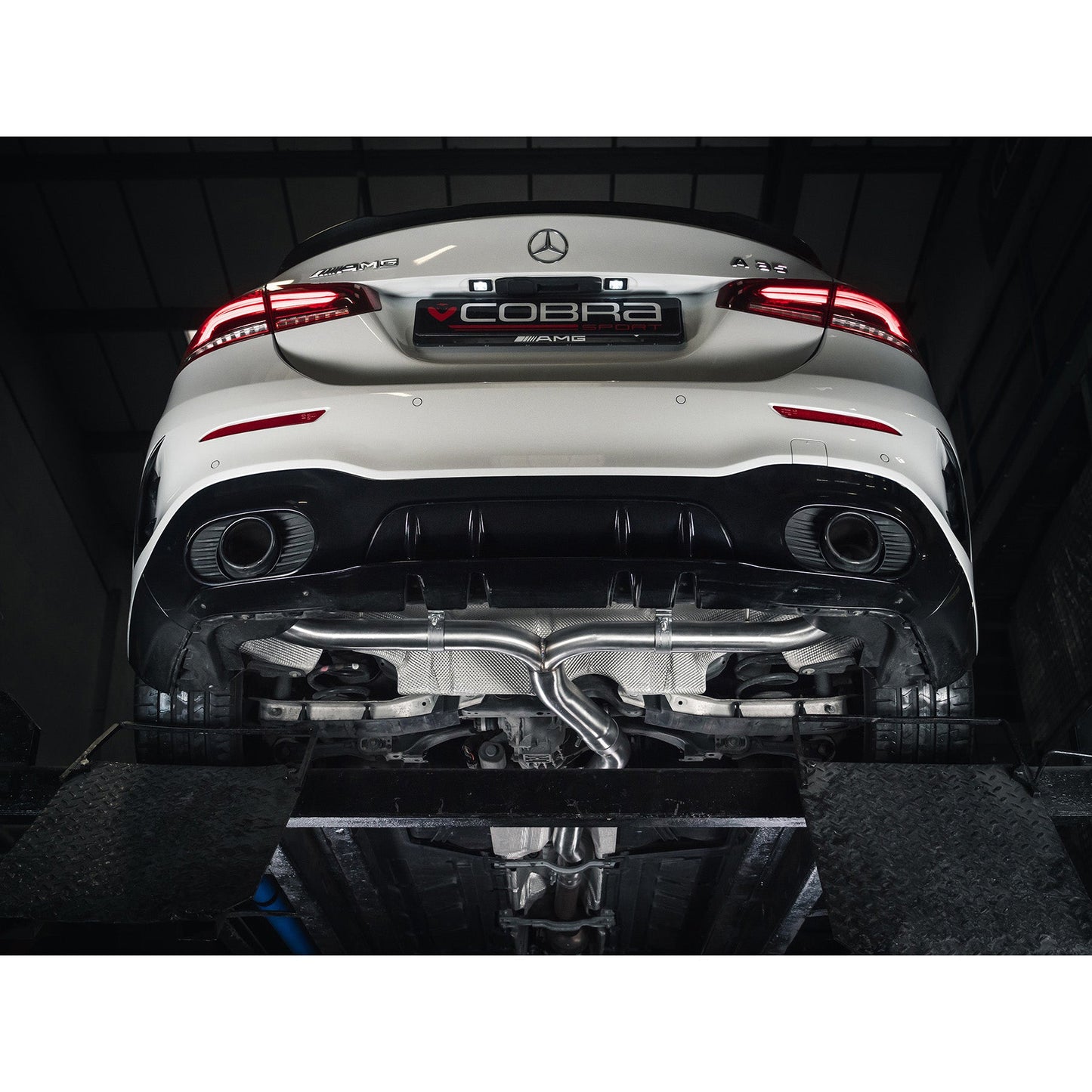 Cobra Sport Mercedes-AMG A 35 Saloon GPF Back Rear Box Delete Race Performance Exhaust