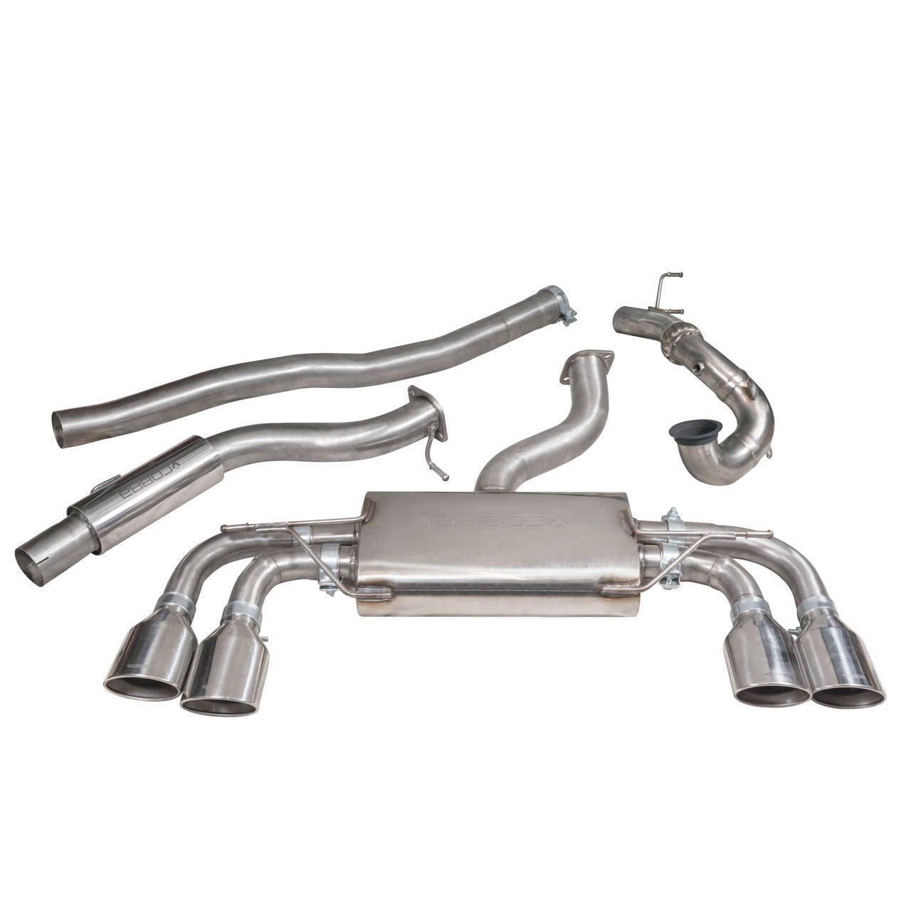 Cobra Sport VW Golf R (Mk7) 2.0 TSI (5G) (12-18) Turbo Back Performance Exhaust