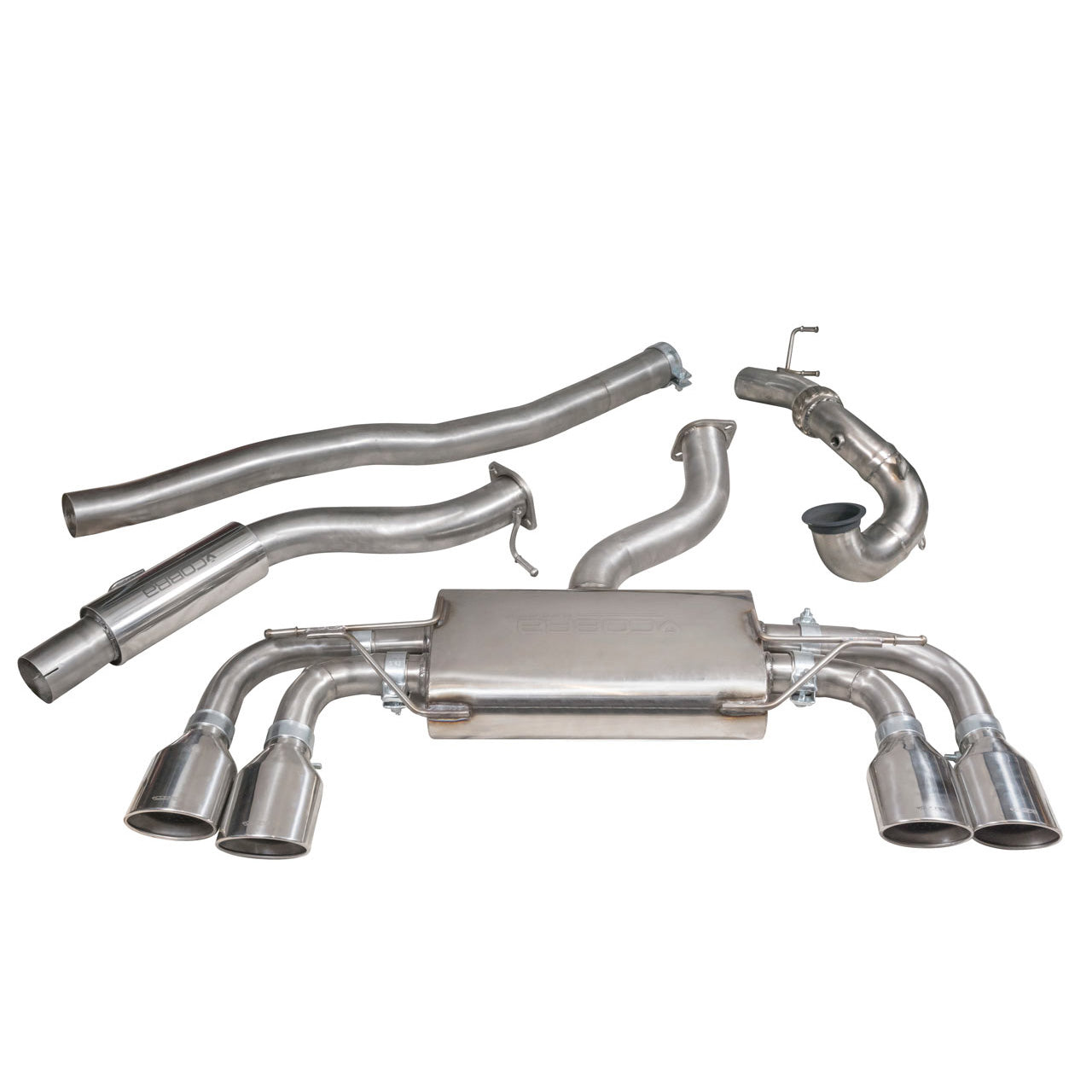 Cobra Sport VW Golf R (Mk7.5) 2.0 TSI (5G) (18-20) Turbo Back Performance Exhaust