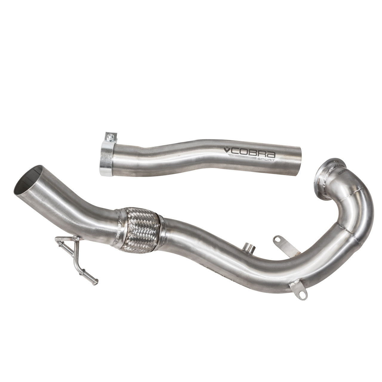 Cobra Sport VW Polo GTI (6C) 1.8 TSI (15-17) Sports Cat / De-Cat Front Downpipe Performance Exhaust