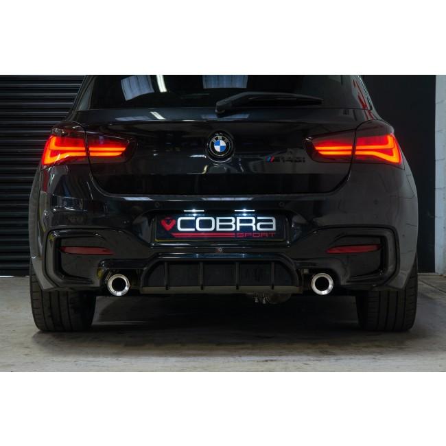 Cobra Sport BMW M135i Exhaust Tailpipes - Larger 3.5" M Performance Tips - Replacement Slip-on OE Style