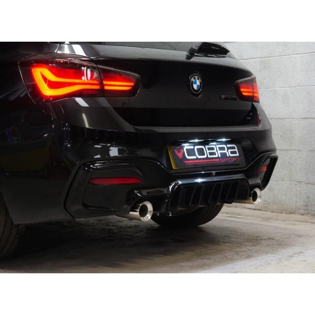 Cobra Sport BMW M135i Exhaust Tailpipes - Larger 3.5" M Performance Tips - Replacement Slip-on OE Style