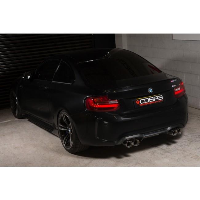 Cobra Sport BMW M2 (F87) Coupe 3" Valved Cat Back Performance Exhaust