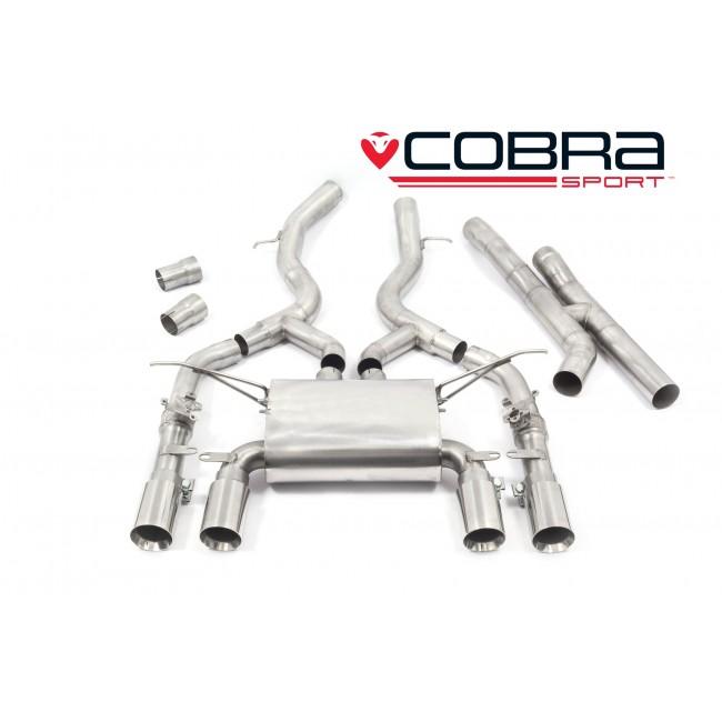 Cobra Sport BMW M4 (F82) Coupe 3" Valved Secondary Cat Back Performance Exhaust