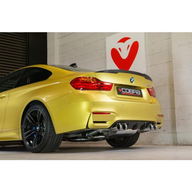 Cobra Sport BMW M4 (F82) Coupe 3" Valved Secondary Cat Back Performance Exhaust