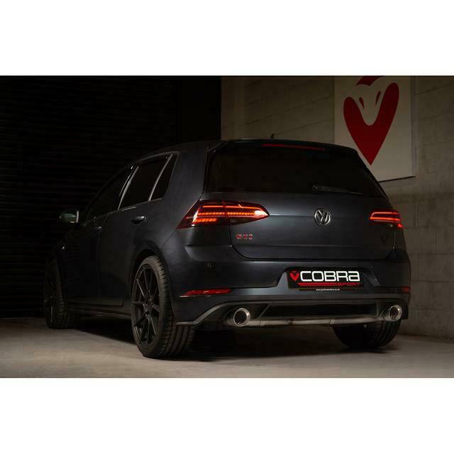 Cobra Sport VW Golf GTI (Mk7.5) 2.0 TSI (5G) (17-20) Venom Box Delete Race Cat Back Performance Exhaust