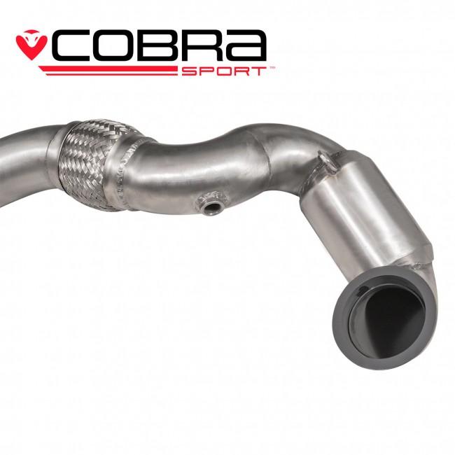 Cobra Sport VW Golf GTI (Mk7.5) 2.0 TSI (5G) (2017-20) Sports Cat / De-Cat Front Downpipe Performance Exhaust