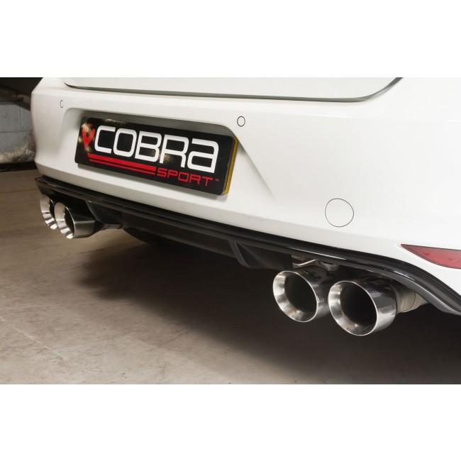 Cobra Sport VW Golf R (Mk7) 2.0 TSI (5G) (12-18) Cat Back Performance Exhaust