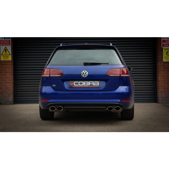 Cobra Sport VW Golf R (Mk7) Estate 2.0 TSI (12-18) Resonator Delete Performance Exhaust